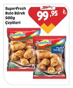 Superfresh Rulo Börek Çeşitleri 500G