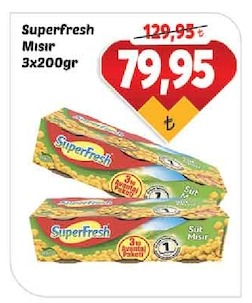 Superfresh Mısır 3X200Gr