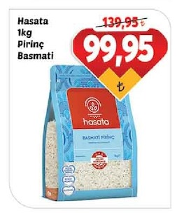 Hasata 1Kg Pirinç Basmati