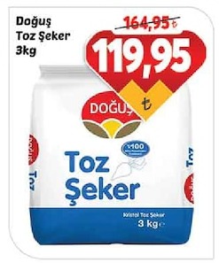 Doğuş Toz Şeker 3Kg