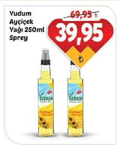 Yudum Ayçiçek Yağı 250Ml Sprey