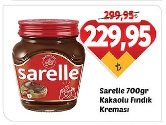 Sarelle 700Gr Kakaolu Findik Kremasi