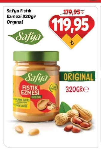 Safya Fistık Ezmesi 320Gr Original