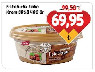 Fiskobirlik Fisko Krem Sütlü 400Gr