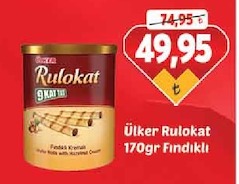 Ülker Rulokat 170Gr Fındıklı