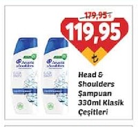 Head & Shoulders Şampuan 330Ml Klasik Çeşitleri
