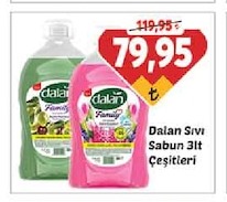 Dalan Sıvı Sabun 3Lt Çeşitleri