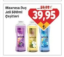 Maxrosa Duş Jeli 500Ml Çeşitleri
