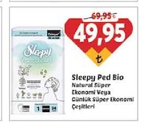 Sleepy Ped Bio Natural Süper Ekonomi Ve Ya Günlük Süper Ekonomi Çeşitleri 1 Adet 24 Adet