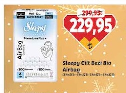 Sleepy Cilt Bezi Bio Airbag 100 Adet 4 Paket