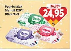 Poyrix Islak Mendil 120'Li Ultra Soft