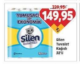 Silen Tuvalet Kağıdı 32'Li