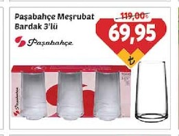 Paşabahçe Meşrubat Bardak 3'Lü