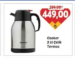 Cooker 2 Lt Çelik Termos
