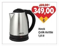 Hook Çelik Kettle 1,8 Lt
