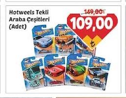 Hotwheels Tekli Araba Çeşitleri (Adet)