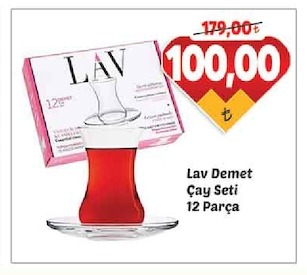 Lav Demet Çay Seti 12 Parça