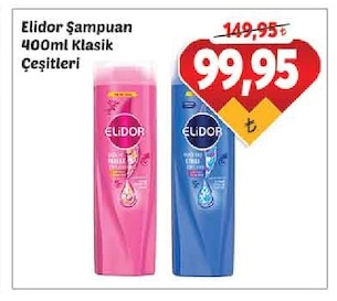 Elidor Şampuan Klasik Çeşitleri 400Ml