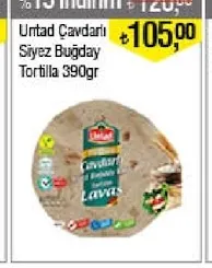 Untad Çavdarlı Siyez Buğday Tortilla 390Gr