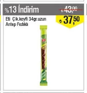 Eti Çik.Keyfi 34Gr.Uzun Antep Fıstıklı
