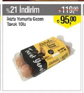 İkizta Yumurta Gezen Tavuk 10Lu