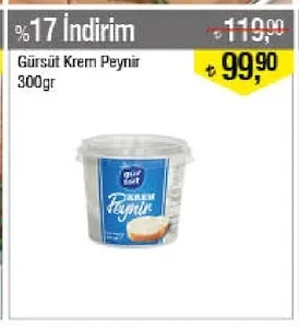 Gürsüt Krem Peynir 300Gr