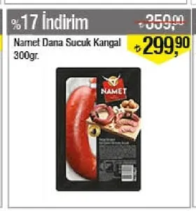 Namet Dana Sucuk Kangal 300Gr.