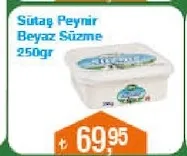 Sütaş Peynir Beyaz Süzme 250Gr