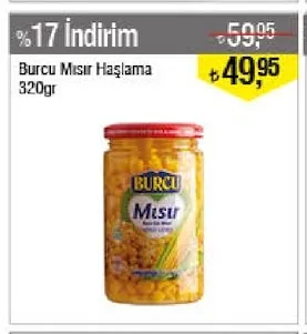 Burcu Mısır Haşlama 320Gr