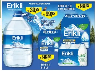 Erikli Su 5 Lt