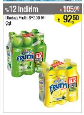 Uludağ Frutti 6*200 Ml Çşt