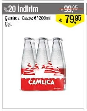 Çamlıca Gazoz 6*200Ml Çşt