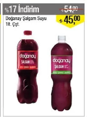 Doğanay Şalgam Suyu 1 Lt. Çşt.