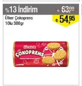 Ülker Çokoprens 10Lu 300Gr