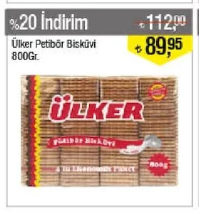 Ülker Petibör Bisküvi 800Gr.