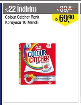 Colour Catcher Renk Koruyucu 10 Mendil