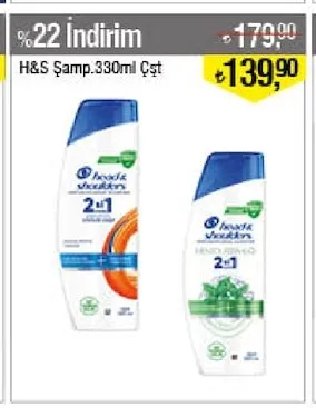 H&S Şamp.330Ml Çşt