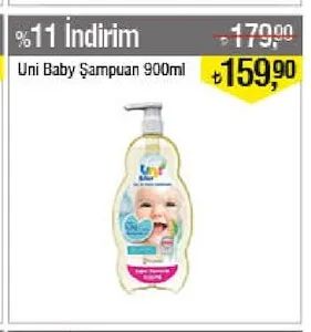 Uni Baby Şampuan 900Ml