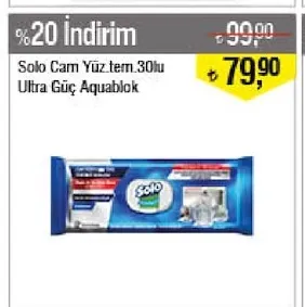 Solo Cam Yüz Tem.30Lu Ultra Güç Aquablok