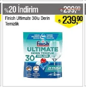 Finish Ultimate 30Lu Derin Temizlik