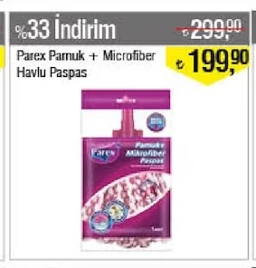 Parex Pamuk + Microfiber Havlu Paspas