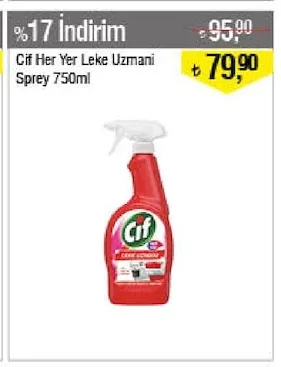 Cif Her Yer Leke Uzmanı Sprey 750Ml