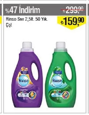 Rinso Sıvı 2,5Lt 50 Yık
