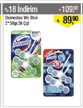Domestos Wc Blok 2*50Gr.5Li Çşt