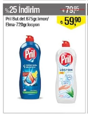 Pril Bul.Det.675Gr.Limon/ Elma-720Gr.Losyon