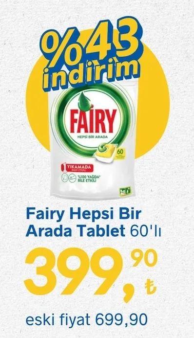 Fairy Hepsi Bir Arada Tablet 60'Lı