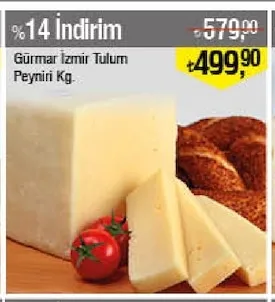 Gürmar İzmir Tulum Peyniri Kg