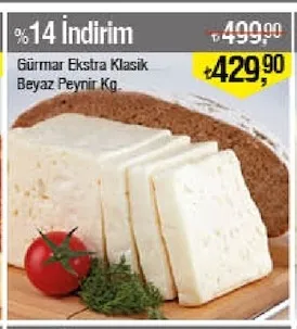 Gürmar Ekstra Klasik Beyaz Peynir Kg