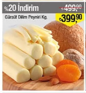 Gürsüt Dilim Peyniri Kg