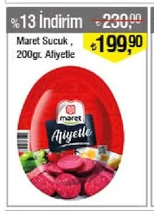 Maret Sucuk 200Gr Afiyetle